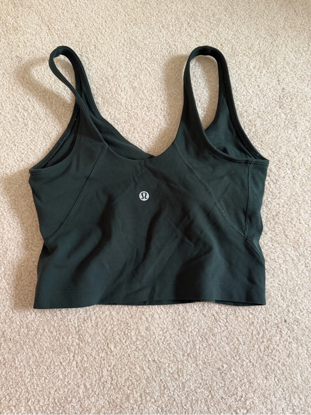 lululemon athletica Black Tank Top Sports Bra